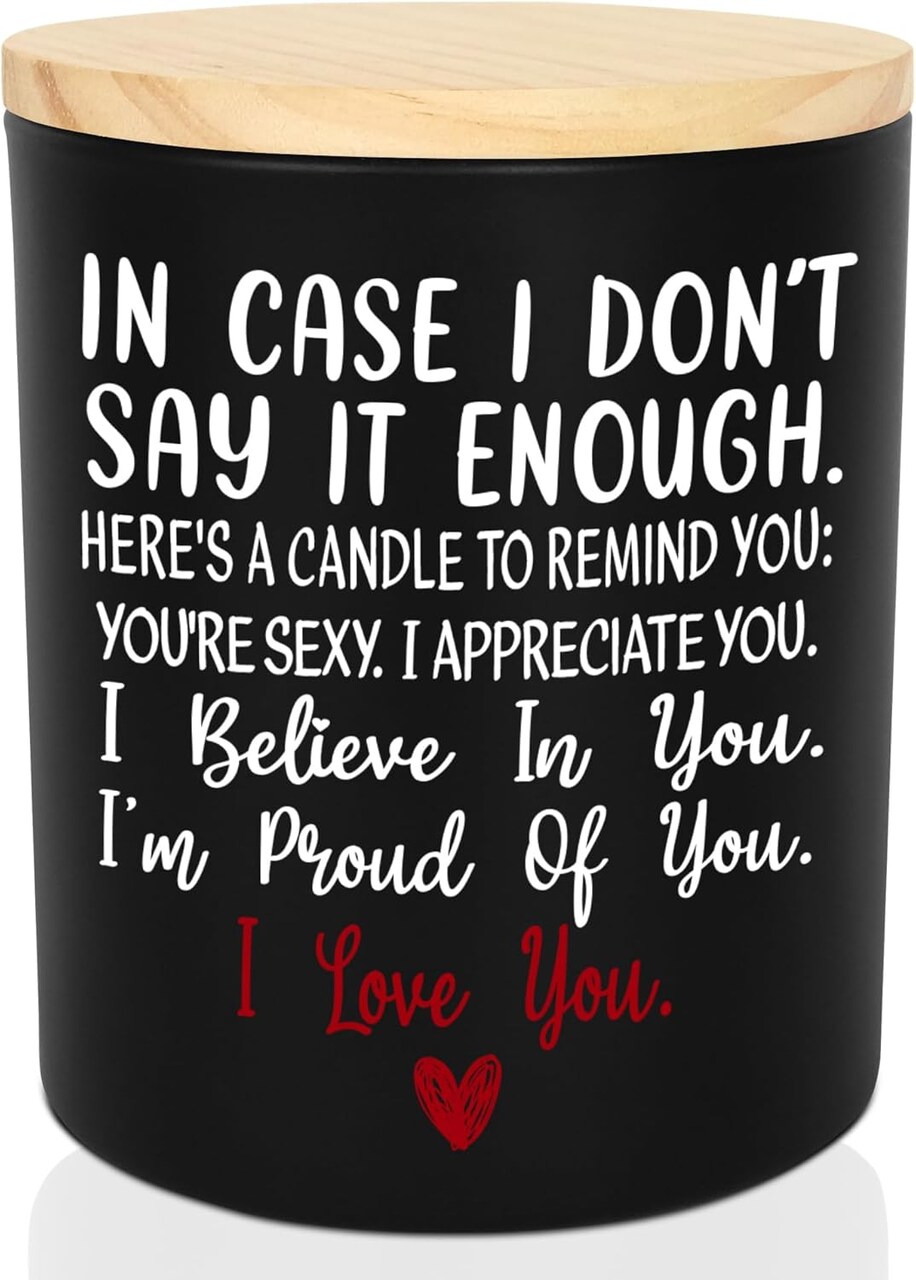 Long Lasting Vanilla Lavender Candle 10 Oz (Black - In Case) 3"W x 3.5"H